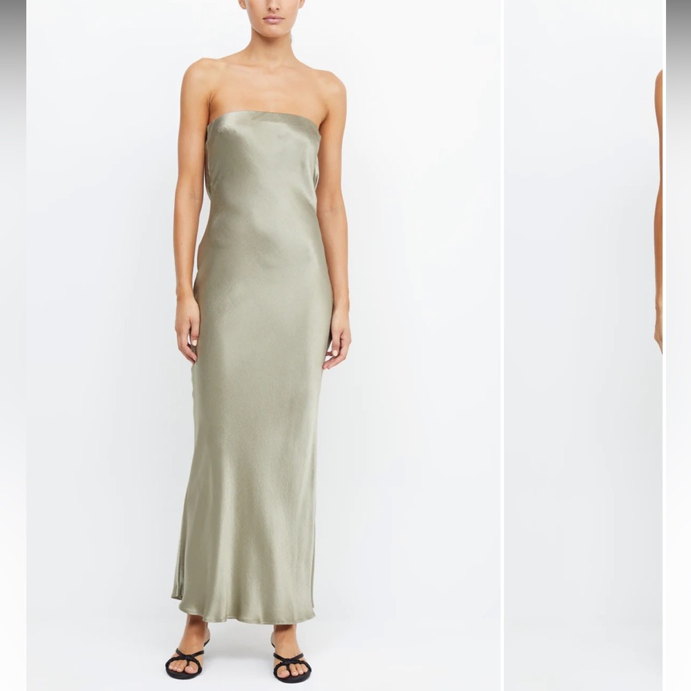 Bec & bridge moondance strapless in sage